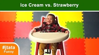 Thumbnail: Funny Baby Videos - Ice Cream vs Strawberry