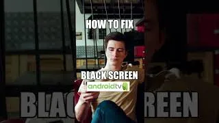 Thumbnail: Black Screen on an Android TV? Do this! 📺 #Shorts