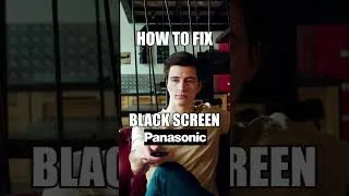 Thumbnail: Black Screen on a Panasonic TV? Do this! 📺 #Shorts