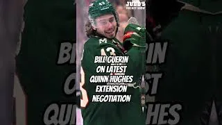 Thumbnail: Where do things stand between Quinn Hughes and Minnesota Wild on extension talks? ✍️ #mnwild #nhl