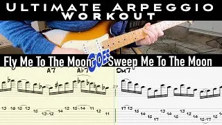 Thumbnail: 100 Hours Of Practice | Fly Me To The Moon Goes SWEEP Me To The Moon | WITH TABS |