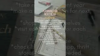 Thumbnail: Homeschool Planning for Next Year