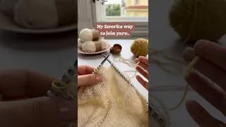 Thumbnail: My all time favorite way to join yarn. I went with the craziest one. 😊 The twist and weave.