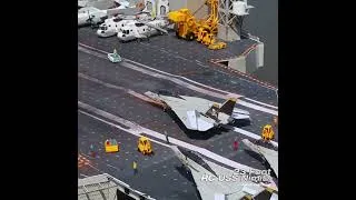 Thumbnail: All actions on 23 foot RC USS Nimitz #ussnimitz