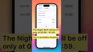 Thumbnail: This how you can turn on Night Shift permanently on iPhone #iphone #nightshift #ios