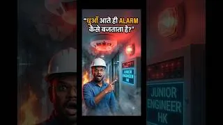 Thumbnail: Fire Alarm Kaise Kaam Karta Hai? | Smoke Detector से Alarm तक की पूरी Working | #shorts #firealarm