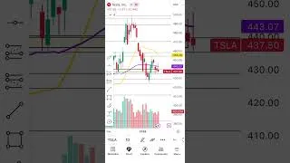 Thumbnail: Should you buy tesla at 438? #juniortrader #tsla #trading