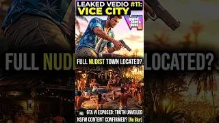 Thumbnail: Nudist Town GTA 6 Leaked Vedio😱GTA 6 11th Leak Clip🤯 #gta6leaks  #gta6news  #gaming