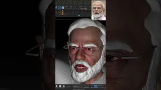 Thumbnail: WIP NARENDRA MODI EXPRESSIONS #artist #painting #art #funny