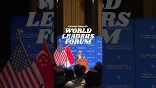 Thumbnail: Columbia World Leaders Forum with President Shanmugaratnam of Singapore    #columbia #ivy #politics