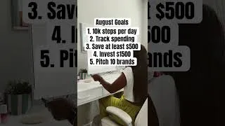 Thumbnail: August goals