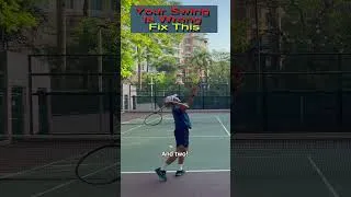 Thumbnail: Your Swing Is Killing Your Power — Fix This One Thing 🎾