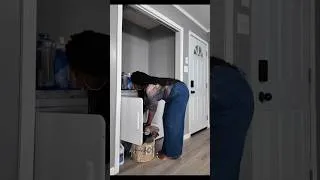 Thumbnail: “Working Mom Reset After Work 🧺 | Cleaning Motivation #shorts