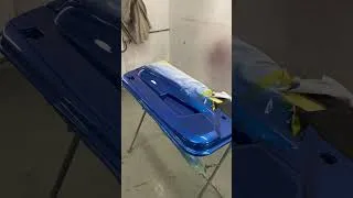 Thumbnail: The 2 Fast 2 Furious door panel getting its fresh coat of Bayside Blue!