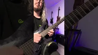 Thumbnail: Tech Death Shred Solo - Re-learning this solo I wrote as a guest solo (not released yet) a year ago