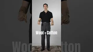 Thumbnail: Wool vs Cotton: the cooler choice. #menswear #classicmenswear #mensfashion #mensstyle