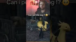 Thumbnail: I love chocobo #ff7rebirth #ff_shorts #ff7 #chocobo #canipetthatdog #gaming #gamingshorts