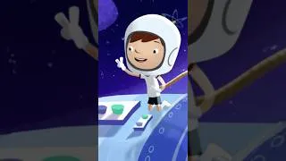 Thumbnail: Justin is in Space!! All New Video on Justin Time! 🚀🪐 #justintime #kidstv #new #spaceforkids