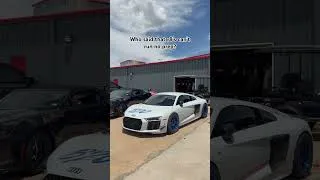 Thumbnail: Have you ever seen a r8 no prep before??? #automobile #dragracing #dragstrip