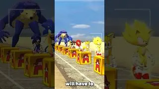 Thumbnail: Who has the Longest Jump? Sonic vs Rainbow Friends & Alphabet Lore! #shorts