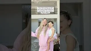 Thumbnail: GAVE MY DAUGHTER THE CUTEST NAME 🥹😭 #shorts