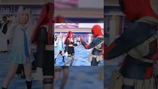 Thumbnail: Deadpool deciding on which Marin skin to select 🤔 #deadpool #mydressupdarling #cosplay