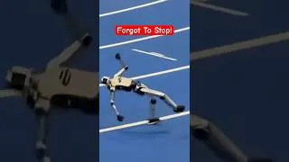 Thumbnail: This Robot Sprinter Forgot about the Wall!