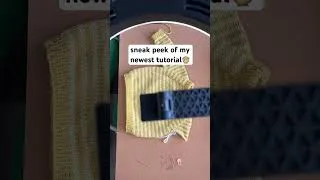 Thumbnail: Knitting tutorial coming soon 🤩 #shorts #knitting #aesthetic #handmade #baby