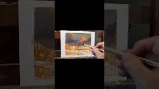 Thumbnail: Painting Glowing Clouds - process