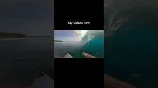 Thumbnail: My videos then vs... Now #shorts #surfing #surf