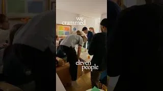 Thumbnail: we crammed 11 people into a tiny NYC apartment for this…