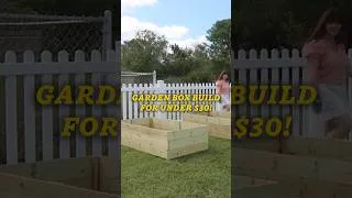 Thumbnail: Planter box built for under $30! #garden #gardening #DIY #howto #raisedgardenbeds #budgetfriendly