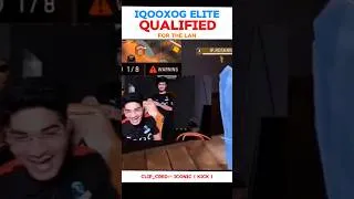 Thumbnail: ICONIC BHAI REACTION 😁 | IQOOxOG ELITE QUALIFIED FOR THE LAN | #ogelite #lan #teamelite