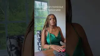 Thumbnail: Swapped Sweat Pants for Silk Dress for Working From Home