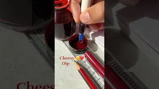 Thumbnail: Cheese Dip 🫠❤️✍🏻 #parallelpen #satisfying #calligraphy #art