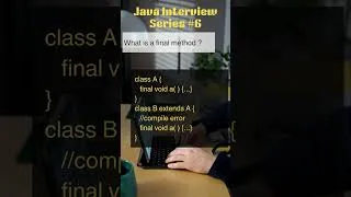 Thumbnail: What is a final method ? | Java Interview Series 01 | #kaliyona #kannada