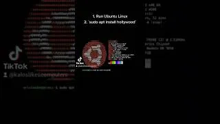 Thumbnail: Wanna look like a hacker? Try this command! 👩‍💻👨‍💻