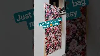Thumbnail: Just One cut ✂️ bag ready 😍/ easy #viral #short #trending  #diy