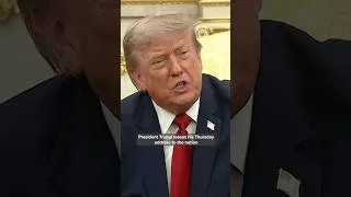 Thumbnail: President Trump teases his Thursday address to the nation
