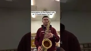 Thumbnail: Transcription of Chet Baker on “It Could Happen To You”