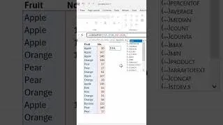 Thumbnail: GROUPBY in Excel