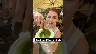 Thumbnail: How a cooking class in Italy almost took me out!! #italy #cinqueterreitaly #cooking #pesto #travel