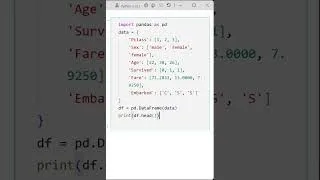 Thumbnail: 02 Load and Explore the Titanic Dataset with Pandas and Seaborn
