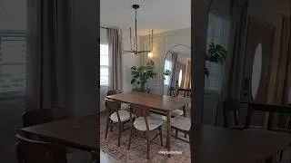 Thumbnail: Dining room refresh! Small home updates ✨️