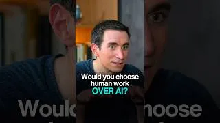 Thumbnail: Do you prefer AI or human written articles? #ai #katemackz #andrewrosssorkin