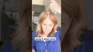 Thumbnail: How I Cover Gray Roots in 10 Seconds (No Hair Dye!) #viralhair #hairtransformation #amazinghair