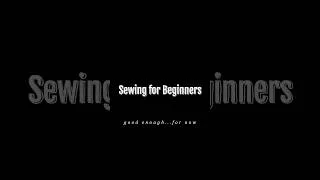 Thumbnail: sewing for beginners: putting together your sewing kit. Full video here https://youtu.be/2pKWxY7BVmc