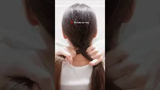 Thumbnail: How to braid your own hair into classic braid (beginners tutorial) #shorts