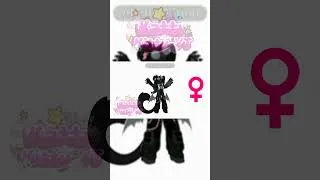 Thumbnail: Cat female version?!! 🖤🐈‍⬛ (Genderbend AU) #gacha#fypp#99nightintheforest