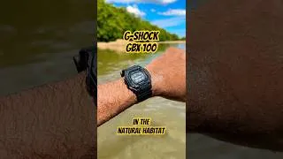 Thumbnail: Casio G-Shock GBX100 NS on Nato Strap in its natural habitat #casiogshock #gshock #gbx100